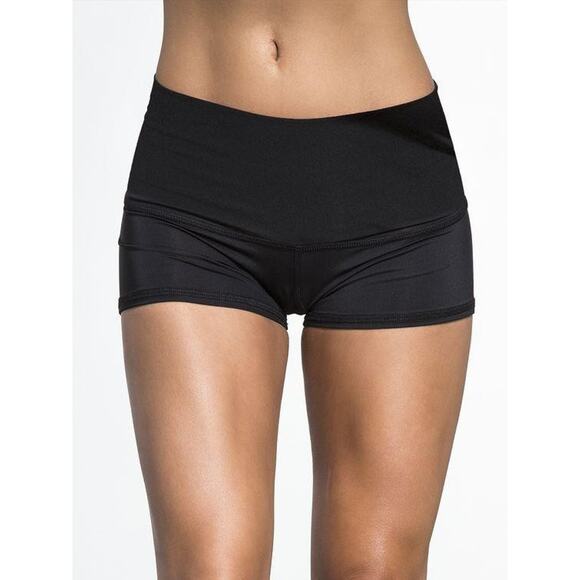 Teeki Shorts Black Mediuml Yoga Pilates Anti Microbial Gym Lightweight Fitness - Picture 8 of 8